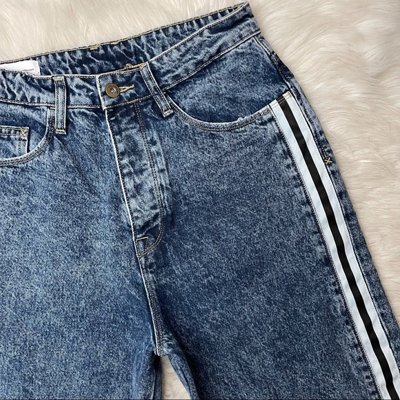 ASOS x Collusion | x005 Straight Leg Striped Denim Jeans - Picture 7 of 16